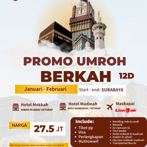 Promo Paket Umroh berkah - musthofa ary tour