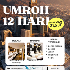 Umroh 12 hari - muathofa ary tour